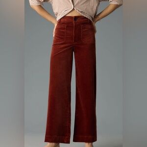 Anthropologie Rust Boot Cut Pants